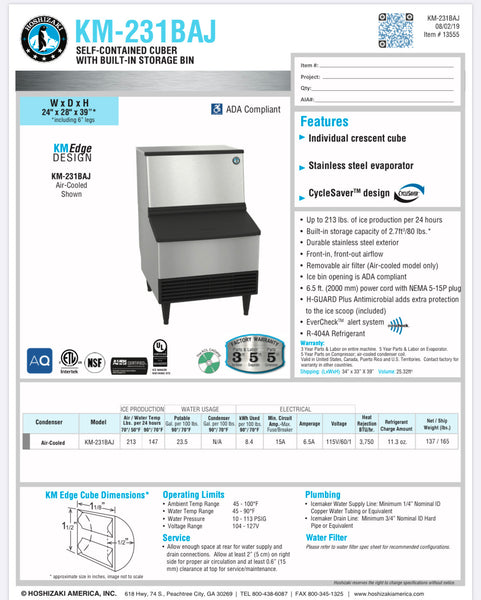 Hoshizaki America Inc