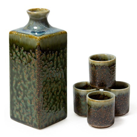 IRABO GREEN SAKE SET